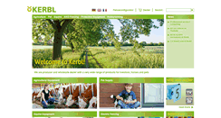 Desktop Screenshot of kerbl.com